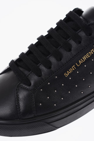 Leather ANDY PEARL Sneakers with All-over Studs