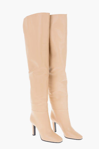 Leather JANE 90 Over-the-knee Boots 8,5 cm