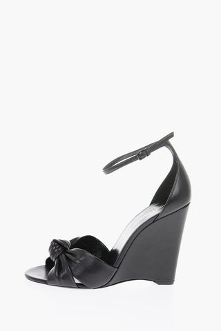Sandali LILA in Pelle con Fiocco 11,5 cm