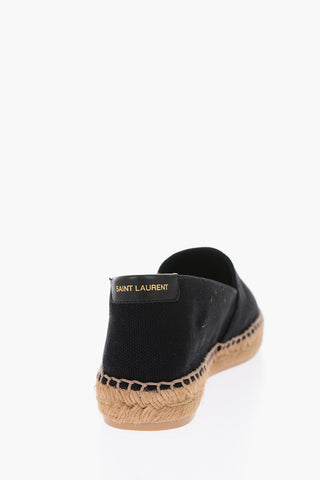 Canvas Logoed Espadrillas with Roped Sole