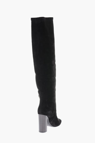 Suede Leather MEURICE Over-the-knee with Lace 9,5 cm