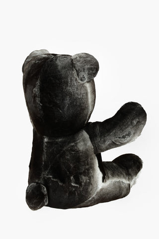 Real Fur Teddy Bear 70 Soft Toy with Rhinestone Embellishment