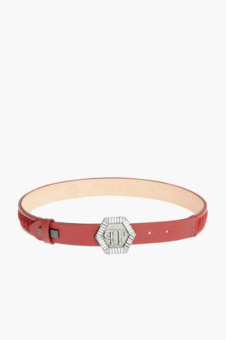 EST.1978 30mm velvet belt with Leather Trimmings