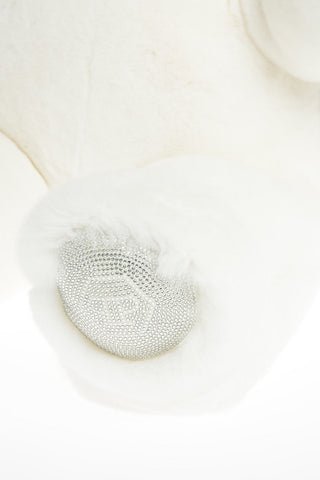 Peluche Teddy Bear 70 in Pelliccia con Strass
