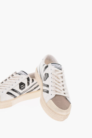 painted effect leather PLAYGROUND low-top sneakers