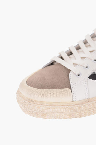painted effect leather PLAYGROUND low-top sneakers