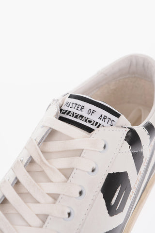 painted effect leather PLAYGROUND low-top sneakers