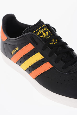leather Contrasting Band 350 low-top sneakers