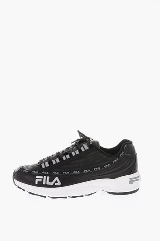 sneakers basse DSTR97 L in pelle con banda logata