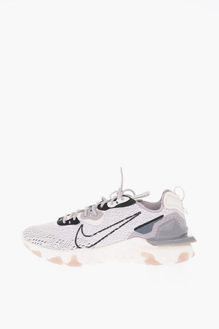 openwork REACT VISION low-top sneakers with suede Overlays