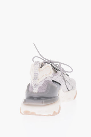 openwork REACT VISION low-top sneakers with suede Overlays