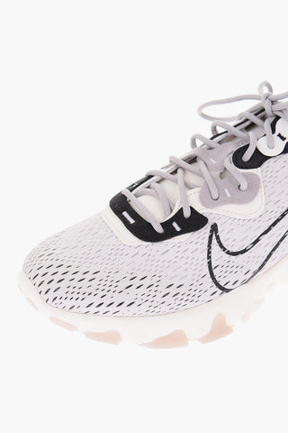 openwork REACT VISION low-top sneakers with suede Overlays