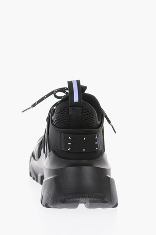 MCQ openwork leather details high-top sneakers