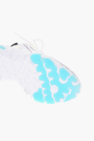 Sneakers basse REACT VISION openwork con sovrapposizioni in suede