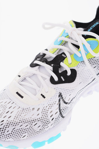 openwork REACT VISION low-top sneakers with suede Overlays