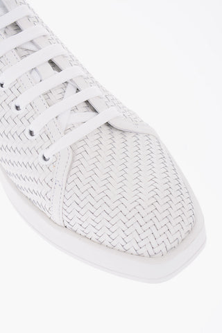 Sneakers STELLAR1 in pelle intrecciata