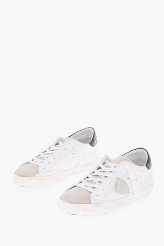 sneakers basse CLASSIC a tinta unita in pelle