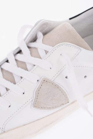 sneakers basse CLASSIC a tinta unita in pelle