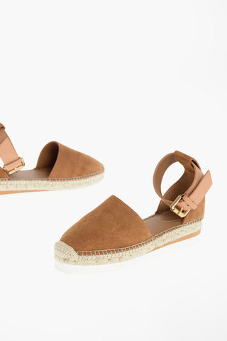 SEE BY Suede Leather SUNSET Sandals with Roped Wedges 3,5 cm