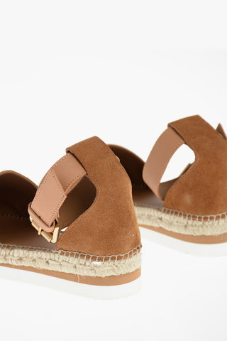 SEE BY Suede Leather SUNSET Sandals with Roped Wedges 3,5 cm