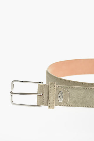 Handmade Suede Leather Belt