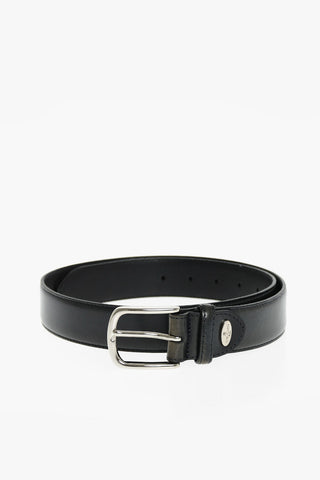 Leather Logoed Belt