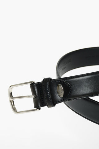 Leather Logoed Belt