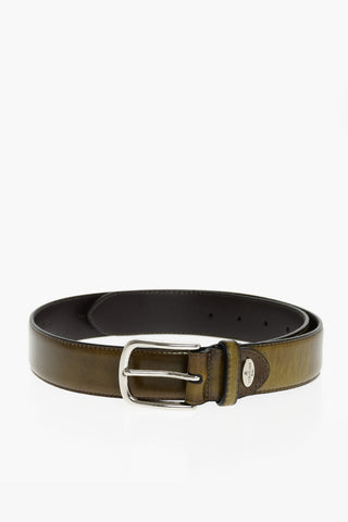 Leather Logoed Belt
