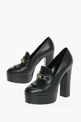 MELODY Leather SULKY Kiltie Loafers 13cm
