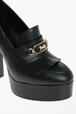 MELODY Leather SULKY Kiltie Loafers 13cm
