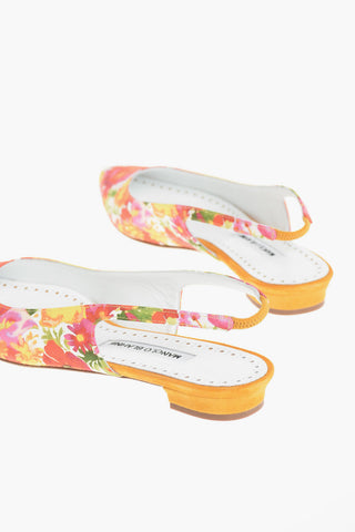 Ballerine Slingback ALLURAFLAT con Motivo Floreale
