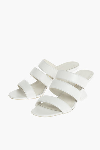 Leather Sabot STEFFIE 55 with Sculptured Heel 5,5 cm