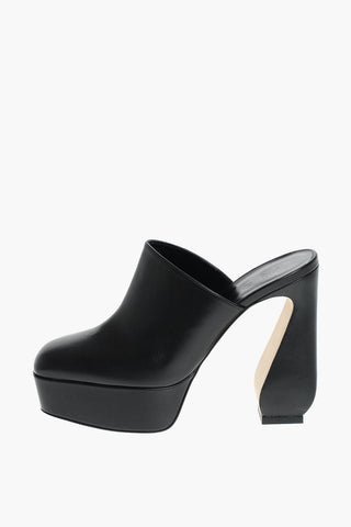 SI Mules in Nappa con Plateau 13,5 cm
