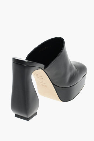 SI Mules in Nappa con Plateau 13,5 cm
