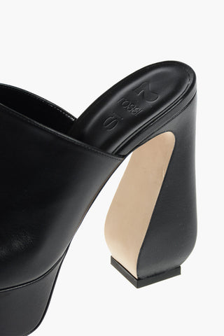 SI Mules in Nappa con Plateau 13,5 cm
