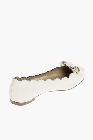 Leather Ballet Flats VARINA SHE with Decorative Bow