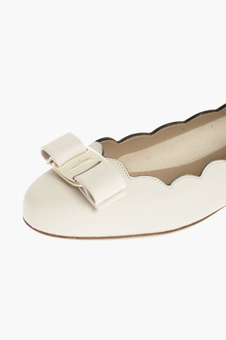 Leather Ballet Flats VARINA SHE with Decorative Bow