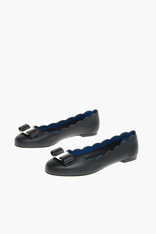 Ballerine in Pelle VARINA SHE Con Fiocco Decorativo
