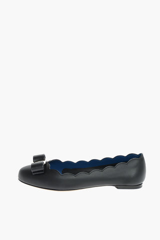 Ballerine in Pelle VARINA SHE Con Fiocco Decorativo