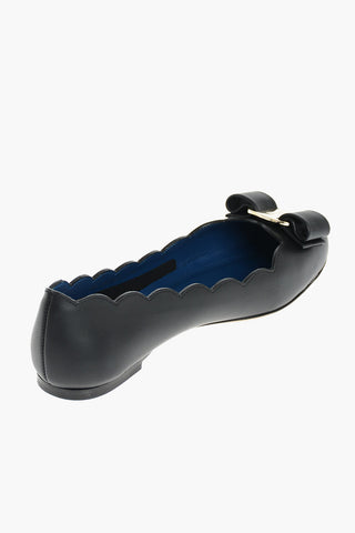 Ballerine in Pelle VARINA SHE Con Fiocco Decorativo