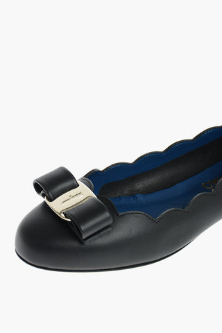 Ballerine in Pelle VARINA SHE Con Fiocco Decorativo