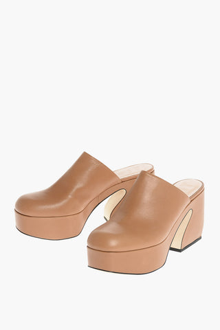 SI Mules in Nappa con Plateau 9,5 cm