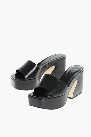 SI Mules in Nappa con Plateau 9,5 cm