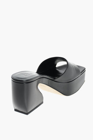 SI Mules in Nappa con Plateau 9,5 cm