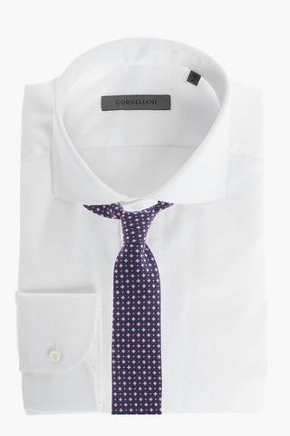 camicia in popeline collo francese