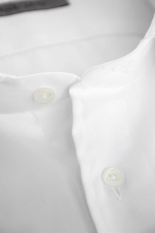 camicia in popeline collo francese