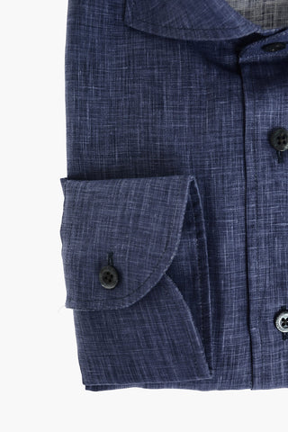 solid color flax shirt