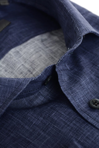 solid color flax shirt