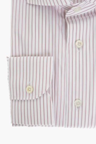 camicia awning striped popeline collo francese