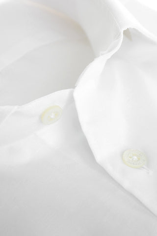 solid color spread collar shirt